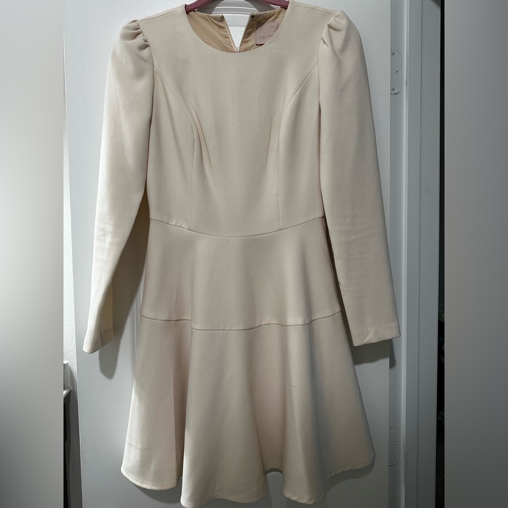 Gal Meets Glam Celeste Long Sleeve Fit & Flare Dress Womens Size 2
